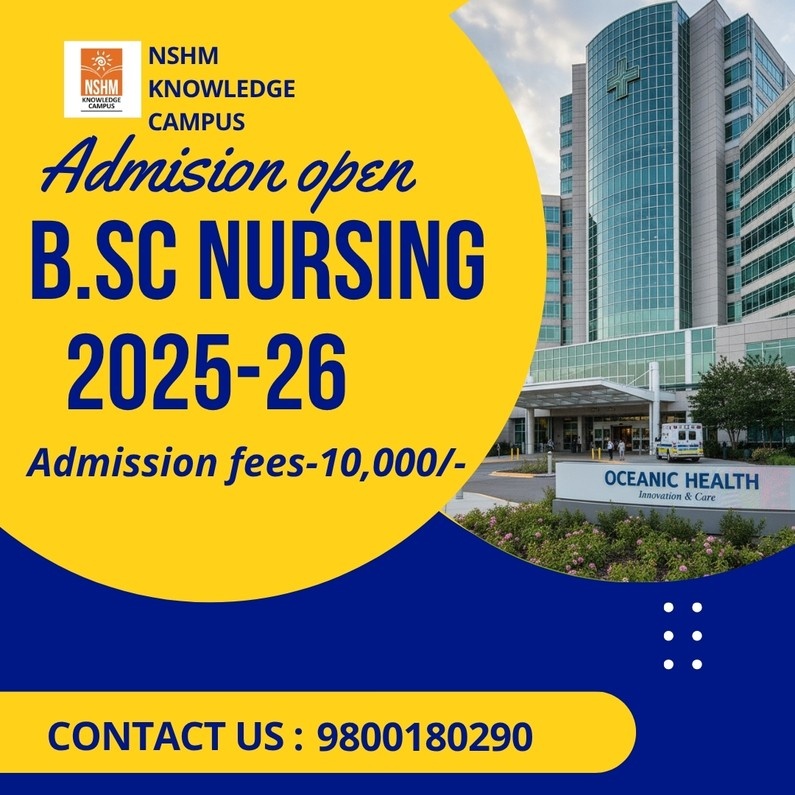 BSc Nursing Admission 2025 at NSHM Knowledge Campus Durgapur - West Bengal - Durgapur ID1617833