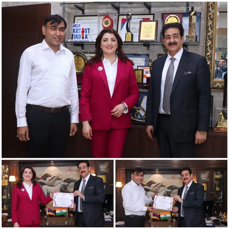 ICMEI Welcomes Armenian Delegation at Marwah Studios to Stre - Delhi - Delhi ID1601408