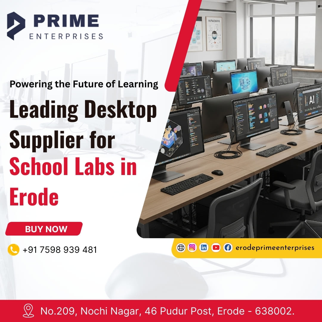Desktop Supplier for Smart School Labs in Erode - Tamil Nadu - Erode ID1612742