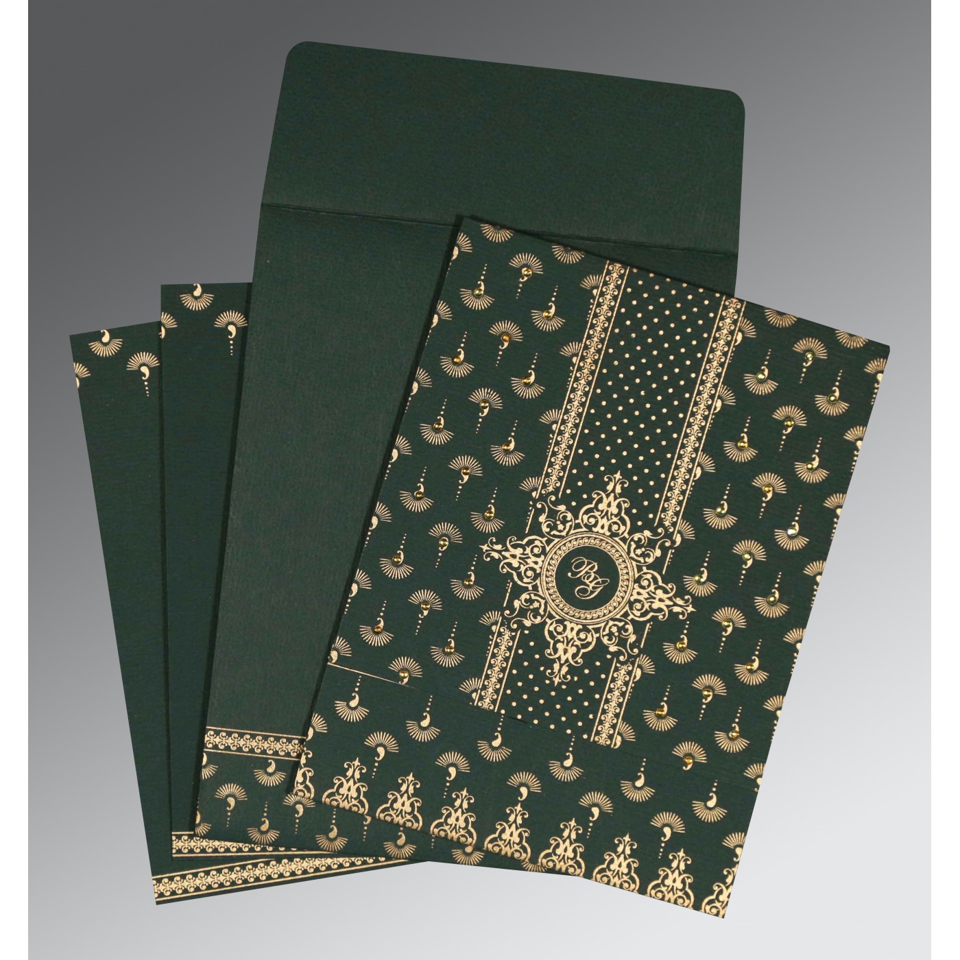 Elegant Gujarati Kankotri Designs  Wedding Card Wordings   - Massachusetts - Boston ID1598325