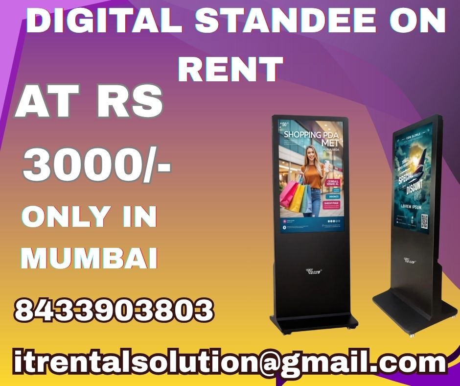   Digital Standee on rent at Rs 3000 Vashi Belapur Navim - Maharashtra - Mumbai ID1616875