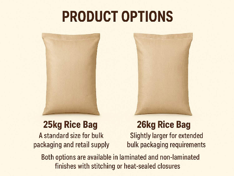26 Kg Rice Bag Wholesale Price  Durable  Affordable Pack - Gujarat - Ahmedabad ID1614511