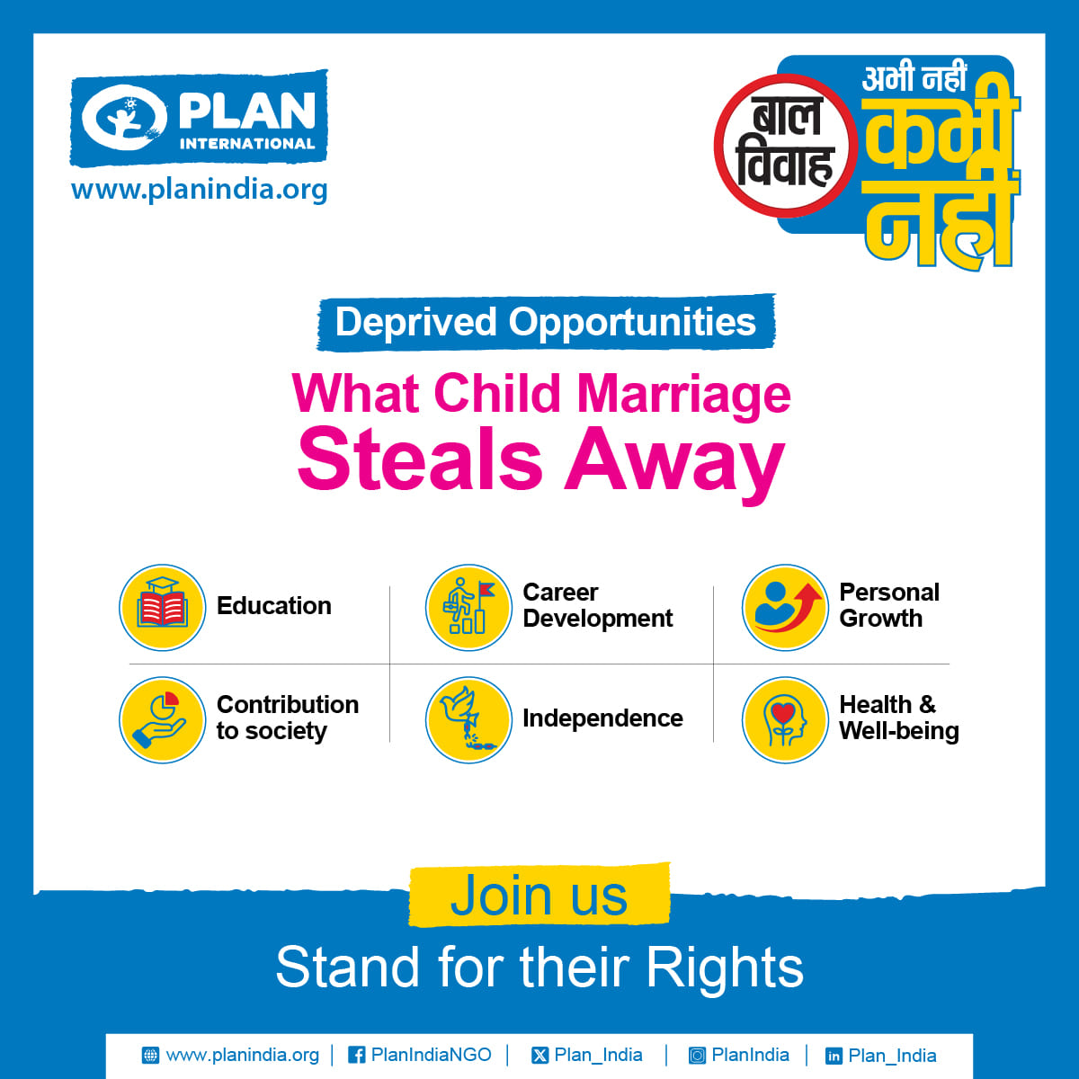 Plan India Child Marriage Free India - Delhi - Delhi ID1548412