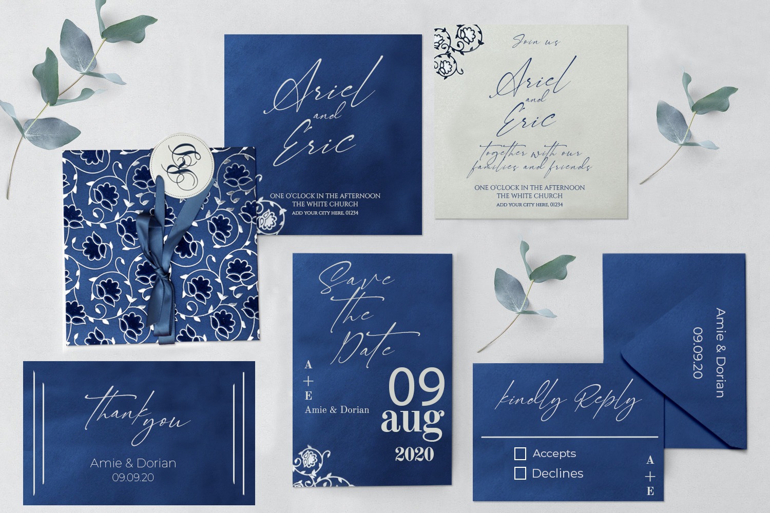 Beautiful Floral Wedding Invitations  Watercolor  Vintage  - New Jersey - Jersey City ID1600752