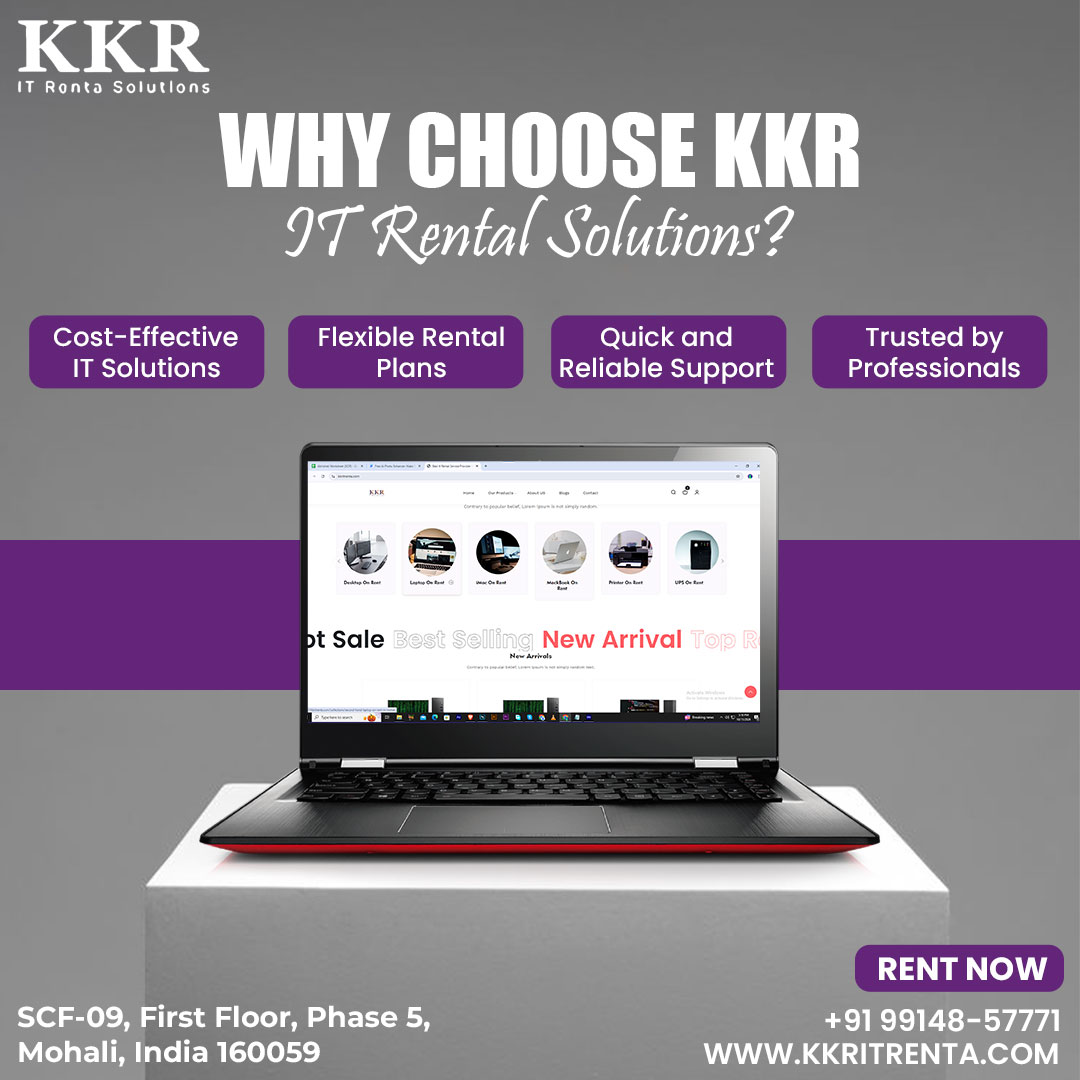Laptop on Rent in Mohali The Smart Way to Upgrade Your Tech - Punjab - S.A.S. Nagar ID1588545