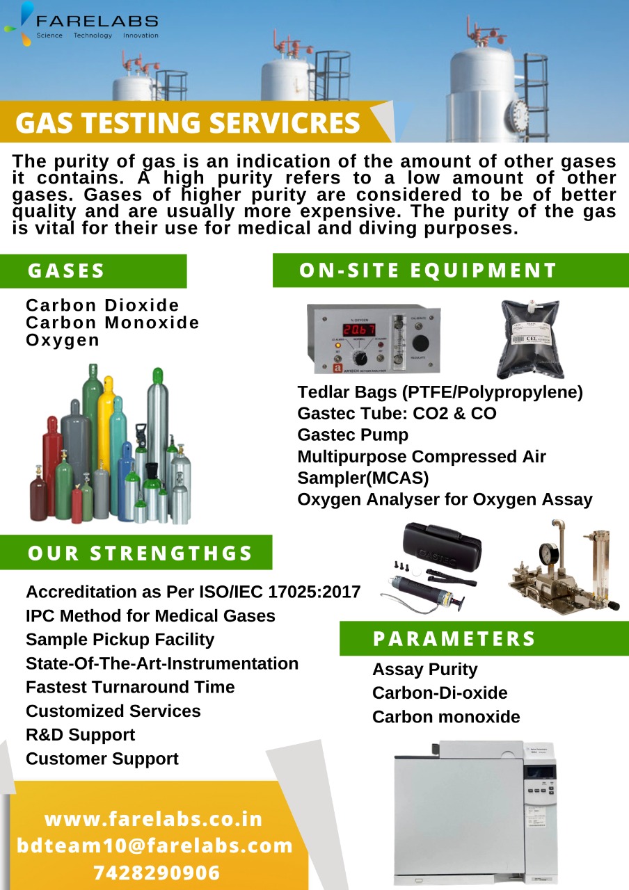 Fare Labs Pvt Ltd is an Air Testing Laboratory located in  - Haryana - Gurgaon ID1590065