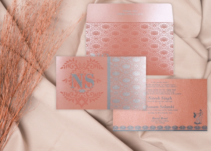 Beautiful South Indian Wedding Cards  Custom South Indian I - Georgia - Atlanta ID1596085