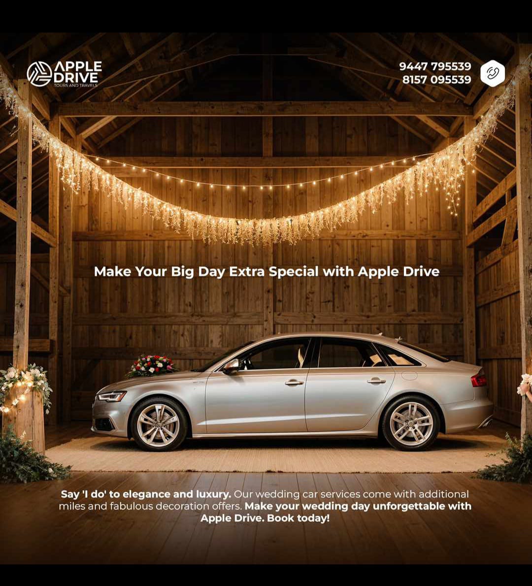 Luxury Wedding Cars for Rentals in Trivandrum - Kerala - Thiruvananthapuram ID1598744