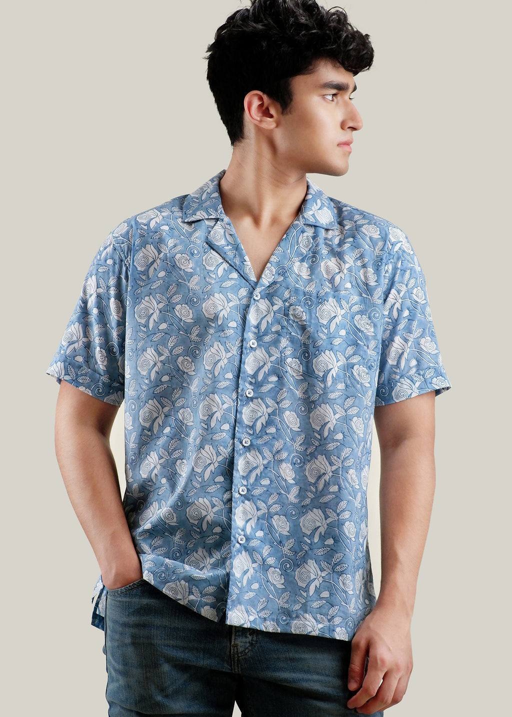 Buy Stylish Half Sleeve Shirt for Men Online at Ratan Jaipur - Rajasthan - Jaipur ID1535465