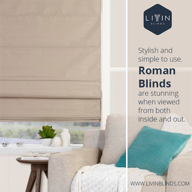 Livin Blinds Presents Luxury Roman Blinds - Delhi - Delhi ID1592469