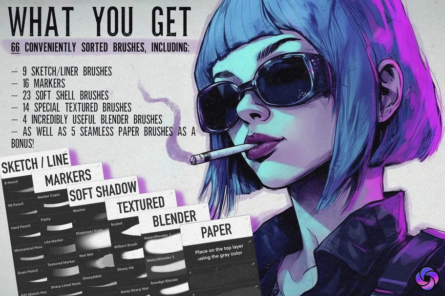 Transform Your Procreate Art with 66 Wet  Soft Brushes! - California - Santa Clara ID1595290 3