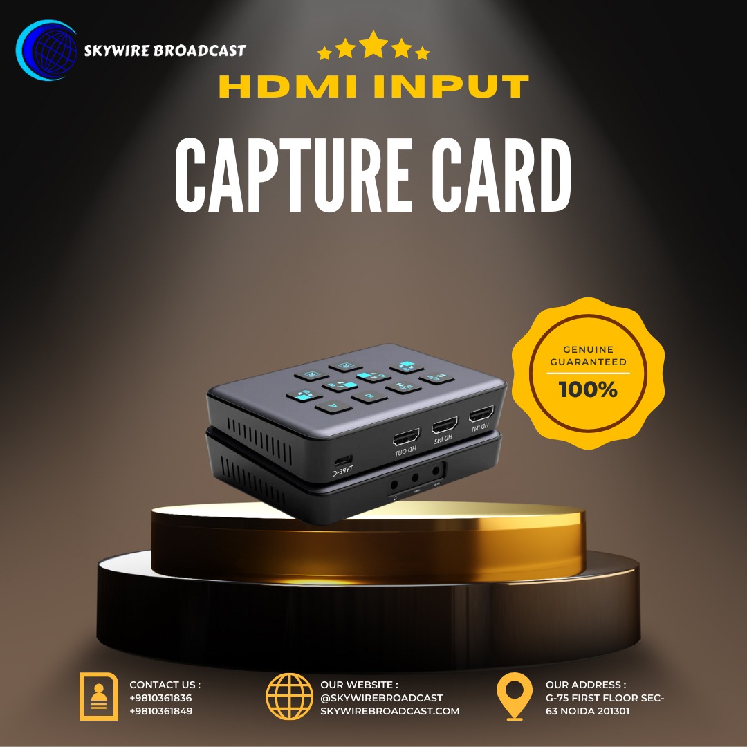 Use HDMI input Capture Card 4k to 30 USB  Window  output  - Uttar Pradesh - Noida ID1539804