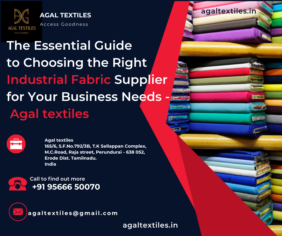 Unlock the Potential of Your Projects with Agal Textiles  Yo - Tamil Nadu - Erode ID1544900