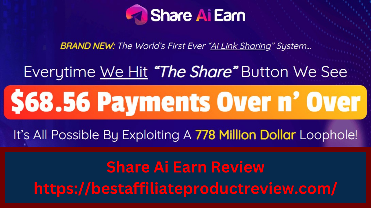 Share Ai Earn Review Proven Ai Link Sharing System Here - Alaska - Anchorage ID1559124