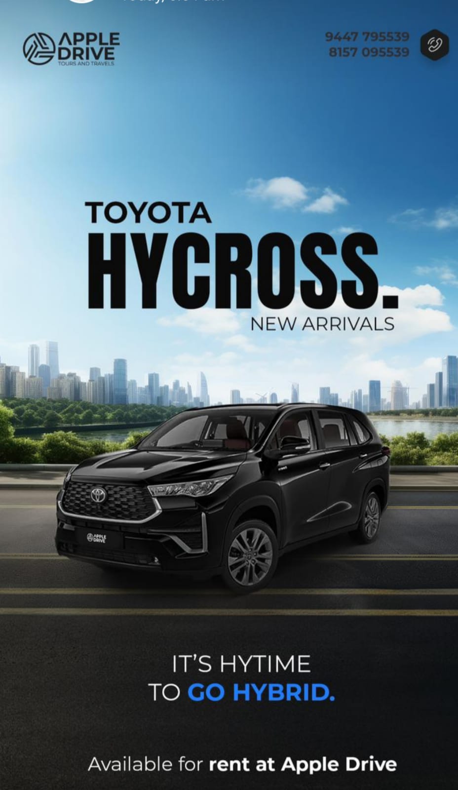 Hybrid Car Rental in Trivandrum - Kerala - Thiruvananthapuram ID1592682