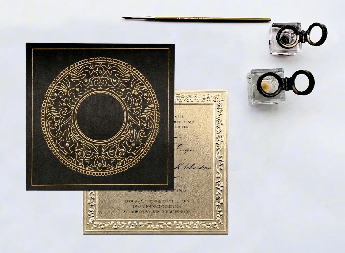 Designer Wedding Invitations  Modern Flair - Iowa - Des Moines ID1604503