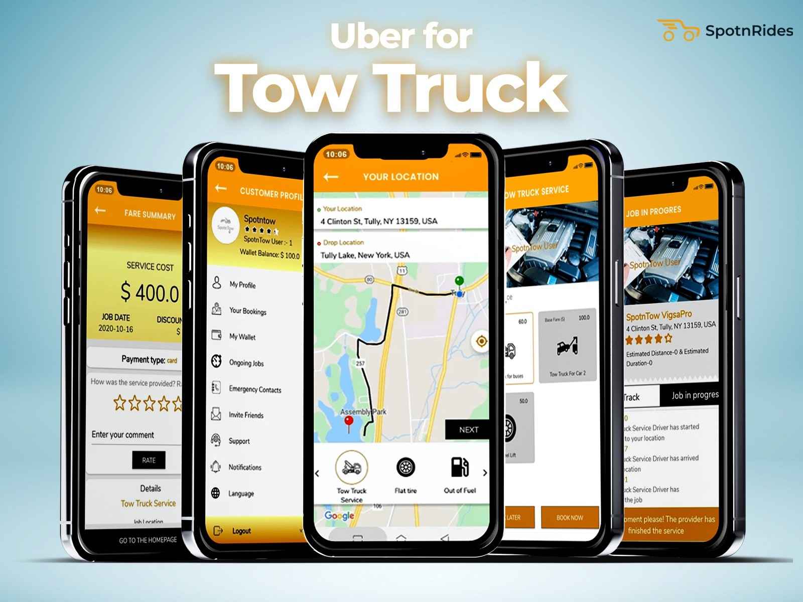 Uber For Tow Truck  SpotnRides - California - Huntington Beach ID1594943 2