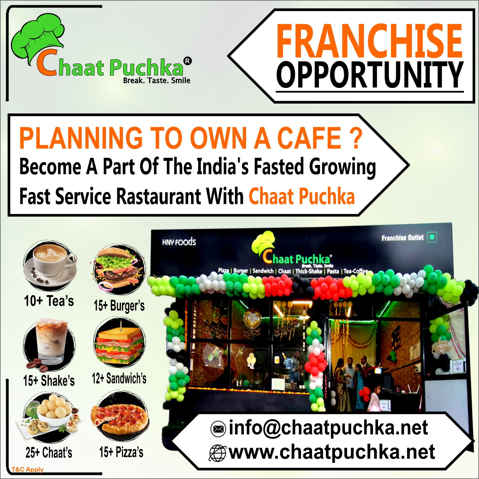 Best Restaurant Franchise India  Chaat Puchka - Bihar - Patna ID1512490