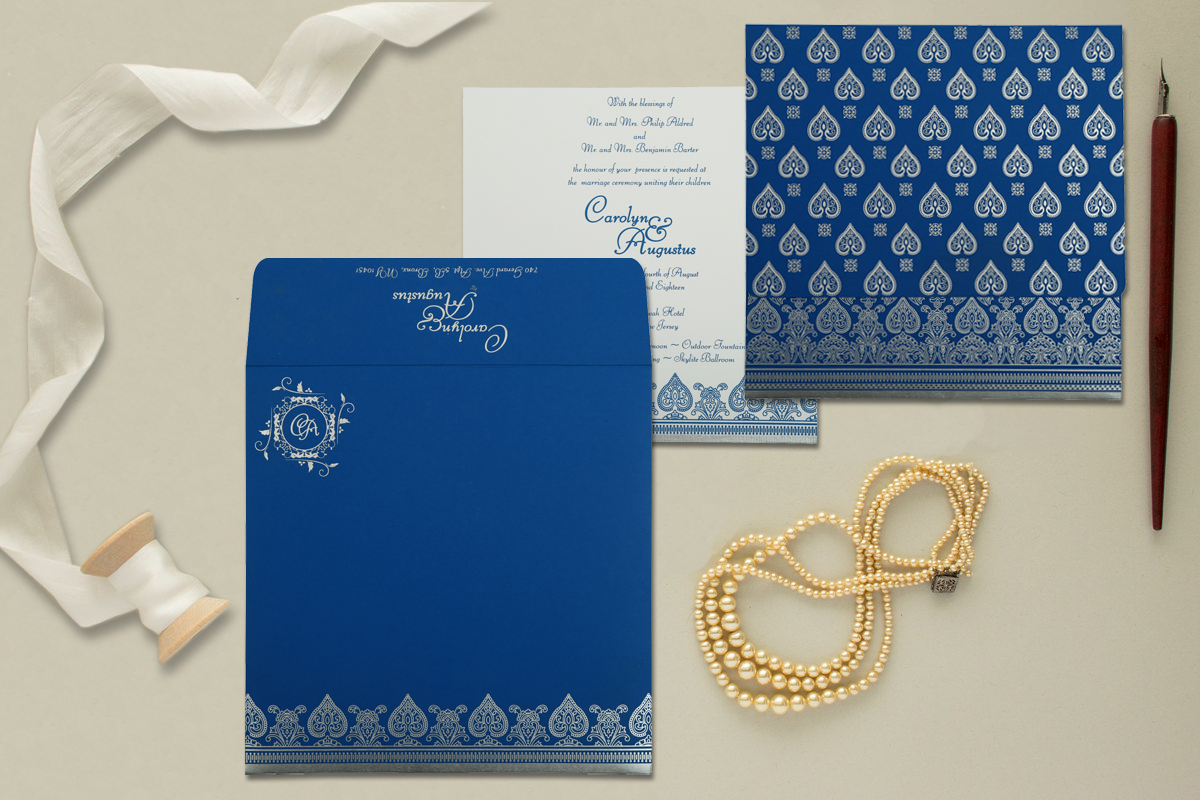 Walima Invitations  Muslim Wedding Cards Online - New Jersey - Jersey City ID1598553