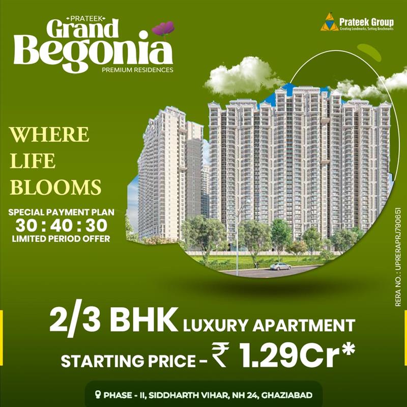 2 BHK Home  in Ghaziabad  Prateek Grand Begonia - Uttar Pradesh - Ghaziabad ID1602911 1