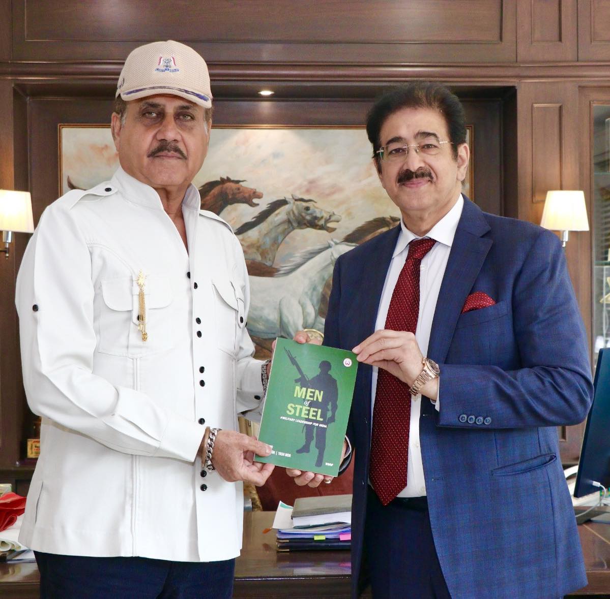Gen Ajay Kumar Singh Visits Marwah Studios Presents His Bo - Delhi - Delhi ID1611890
