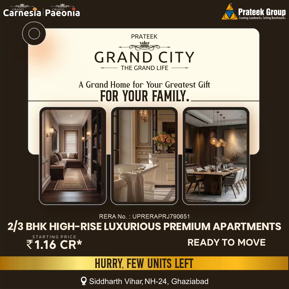 23 BHk Apartment in Siddharth Vihar  Prateek Grand City Ph - Uttar Pradesh - Ghaziabad ID1618457