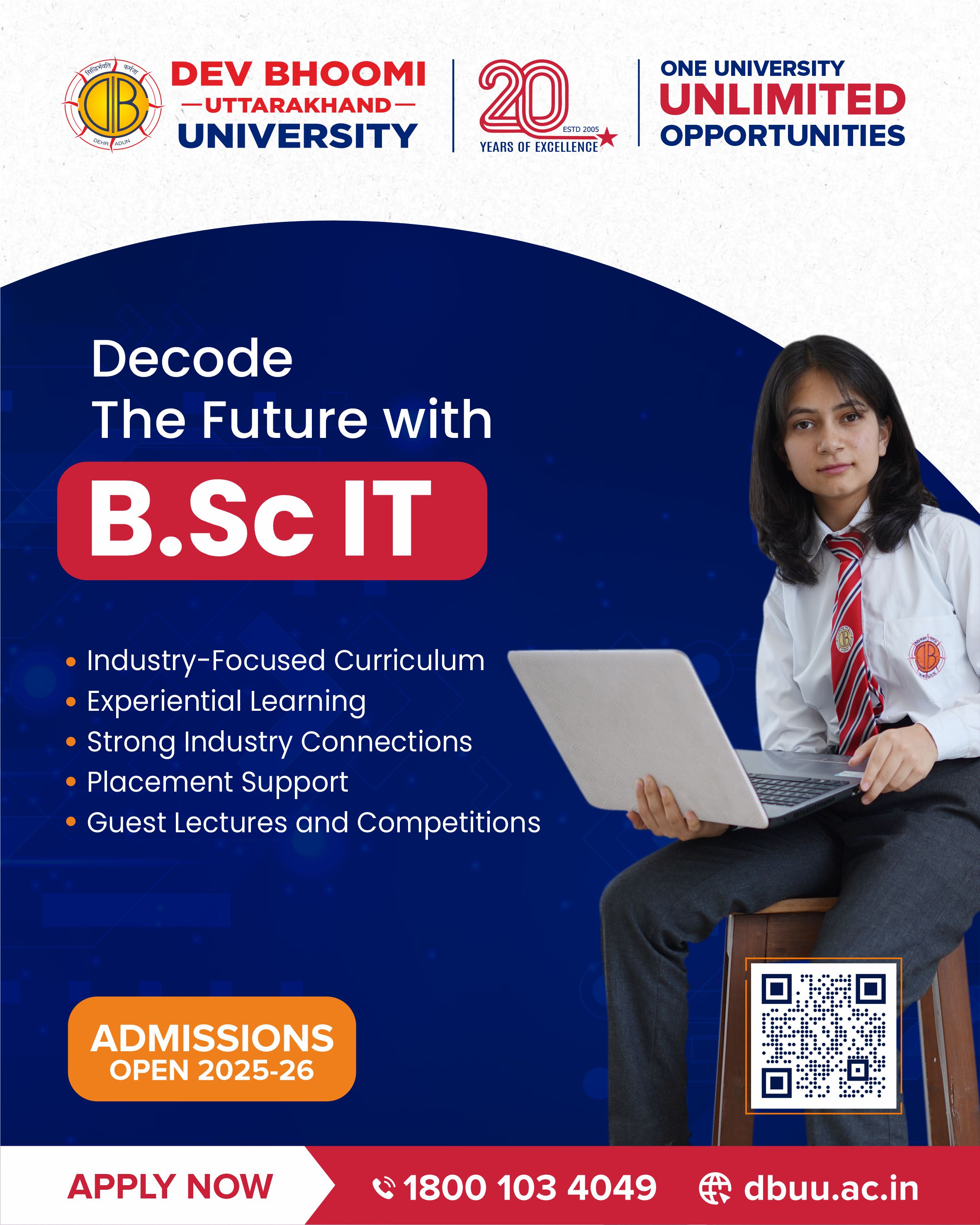 Unlock Your Tech Future with BSc in Information Technology  - Uttaranchal - Dehra Dun ID1617146