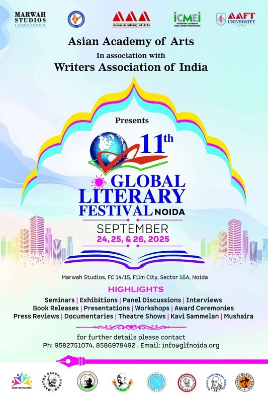 11th Global Literary Festival Noida 2025 Fixed for 24th to 2 - Delhi - Delhi ID1613866
