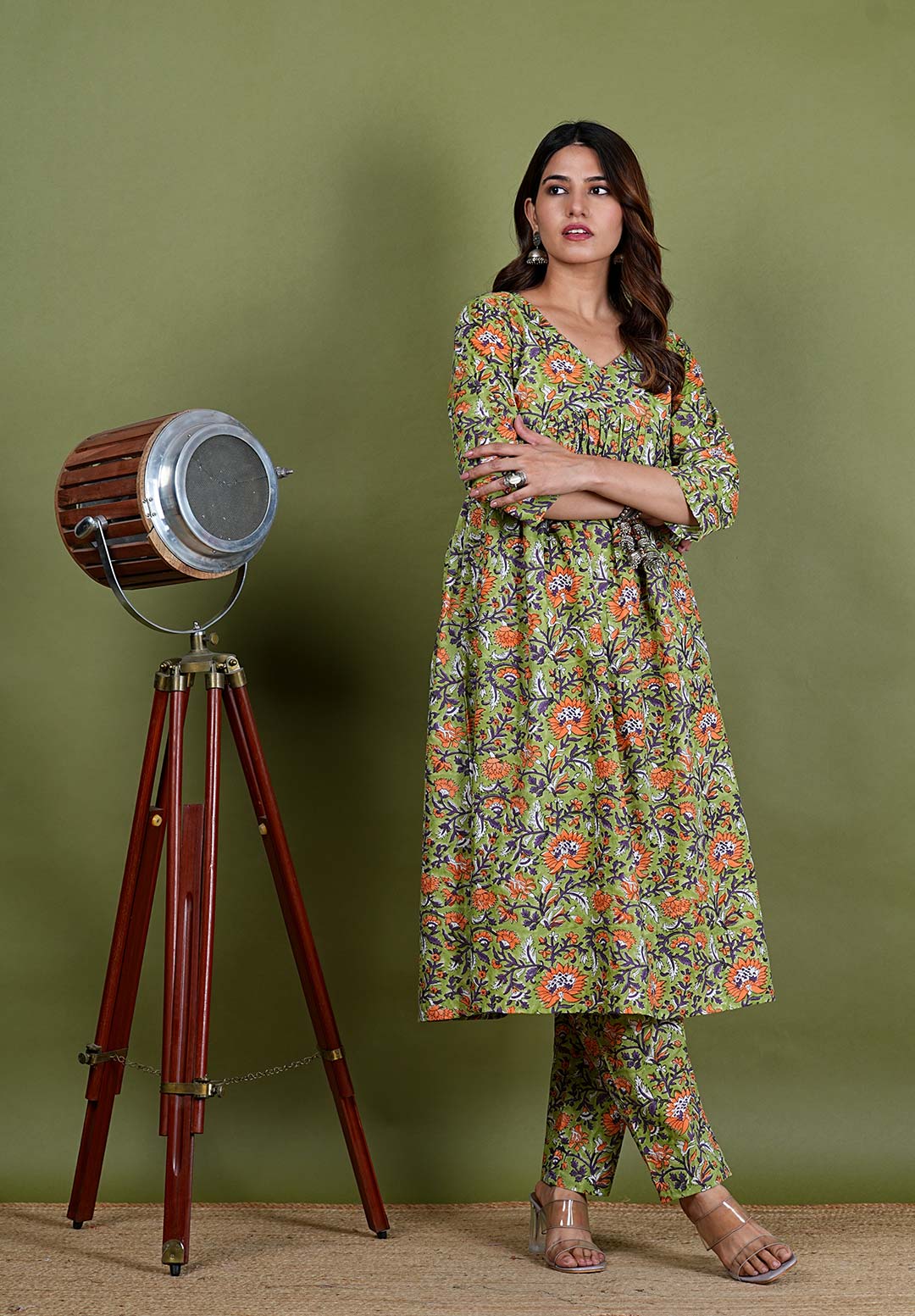 Modal silk suits chanderi block print suits chanderi block - Rajasthan - Jaipur ID1594264