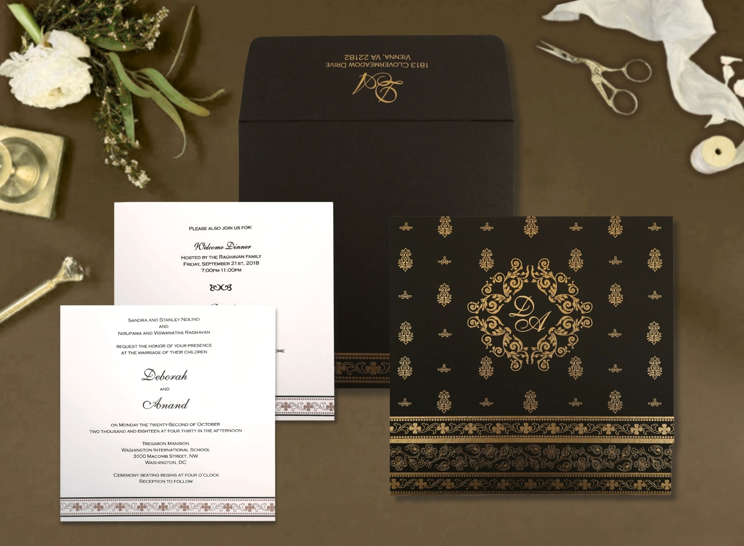 Traditional Hindu Wedding Cards  A Perfect Match - New Jersey - Jersey City ID1602712