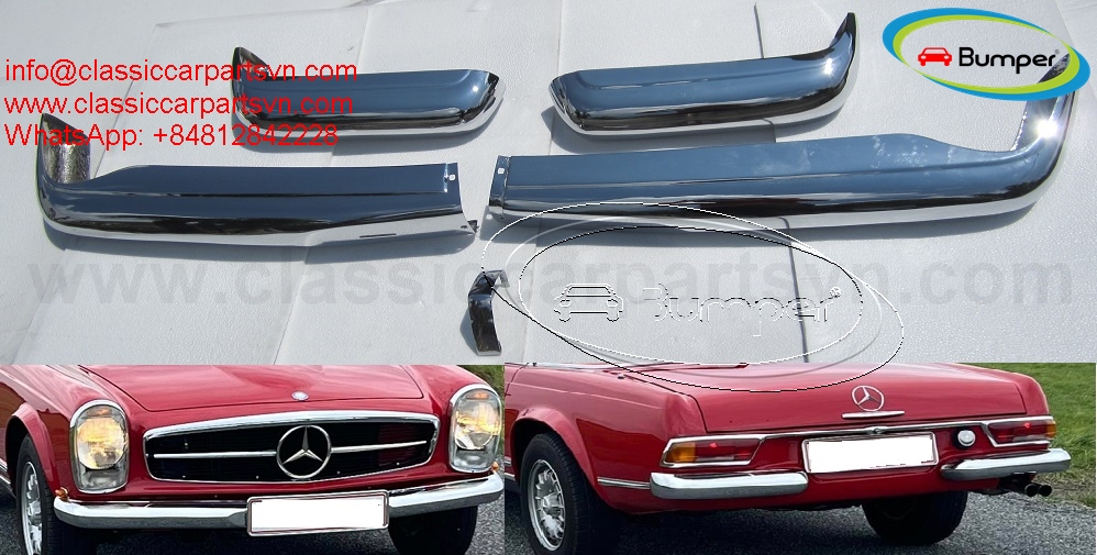 Mercedes Pagode W113 bumpers without over rider 1963 1971 - Illinois - Naperville ID1520890