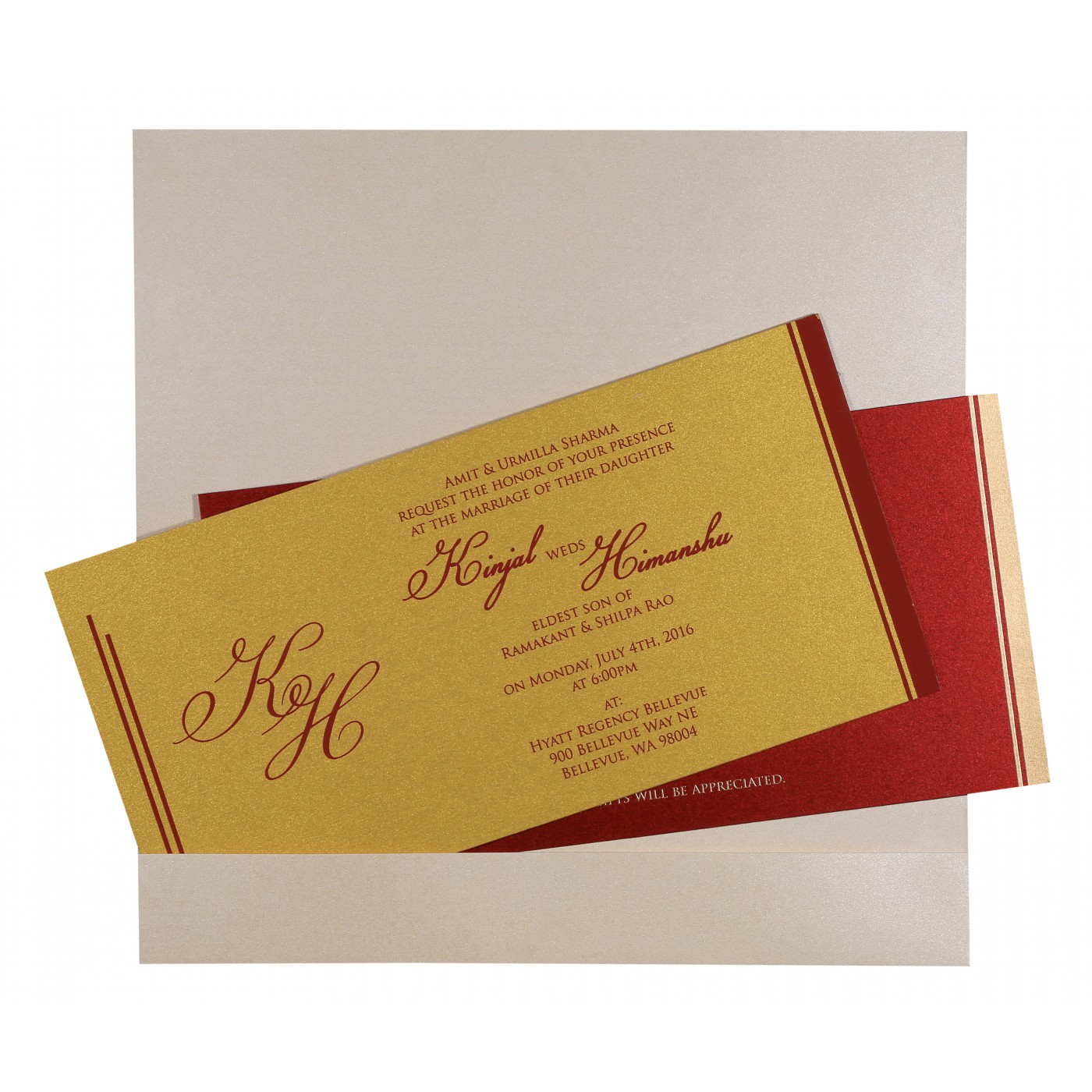 Hindu Wedding Cards Online  Traditional Designs for Sacred  - Massachusetts - Boston ID1597896 2
