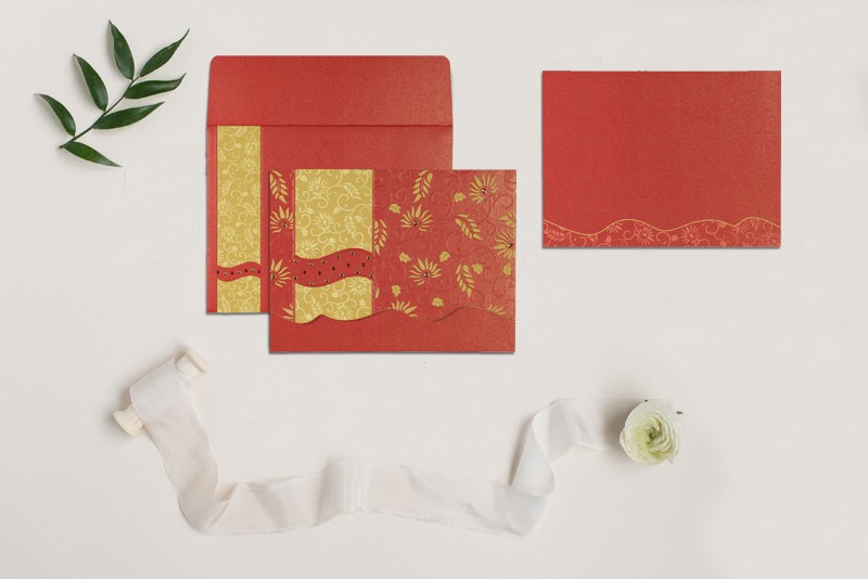 Elegant Embossed Wedding Cards  Save the Date  Floral Embo - North Carolina - Charlotte ID1593623