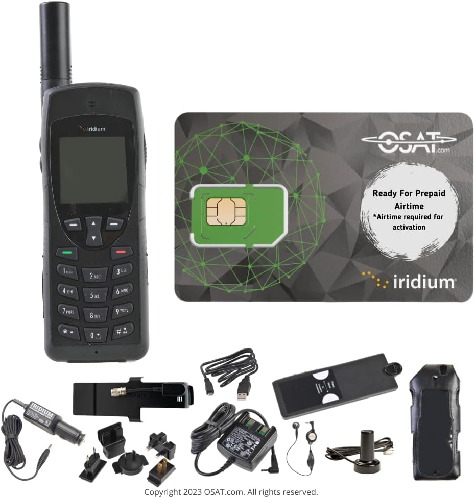 Iridium 9555 Satellite Phone Telephone  SIM Prepaid Postpa - New York - Albany ID1555724