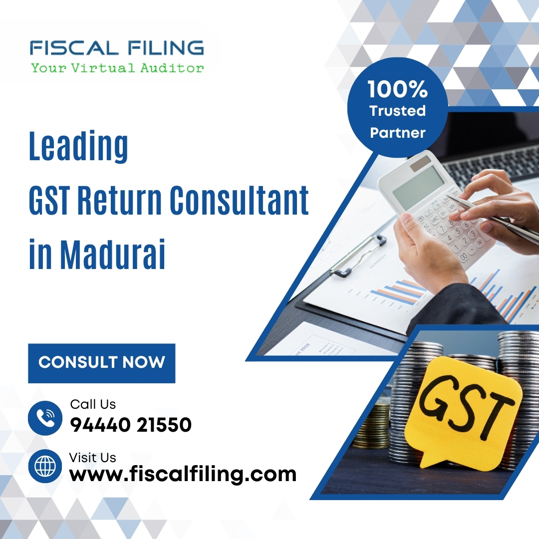 GST Filing Services in Madurai  Fiscal Filing - Tamil Nadu - Madurai ID1594830