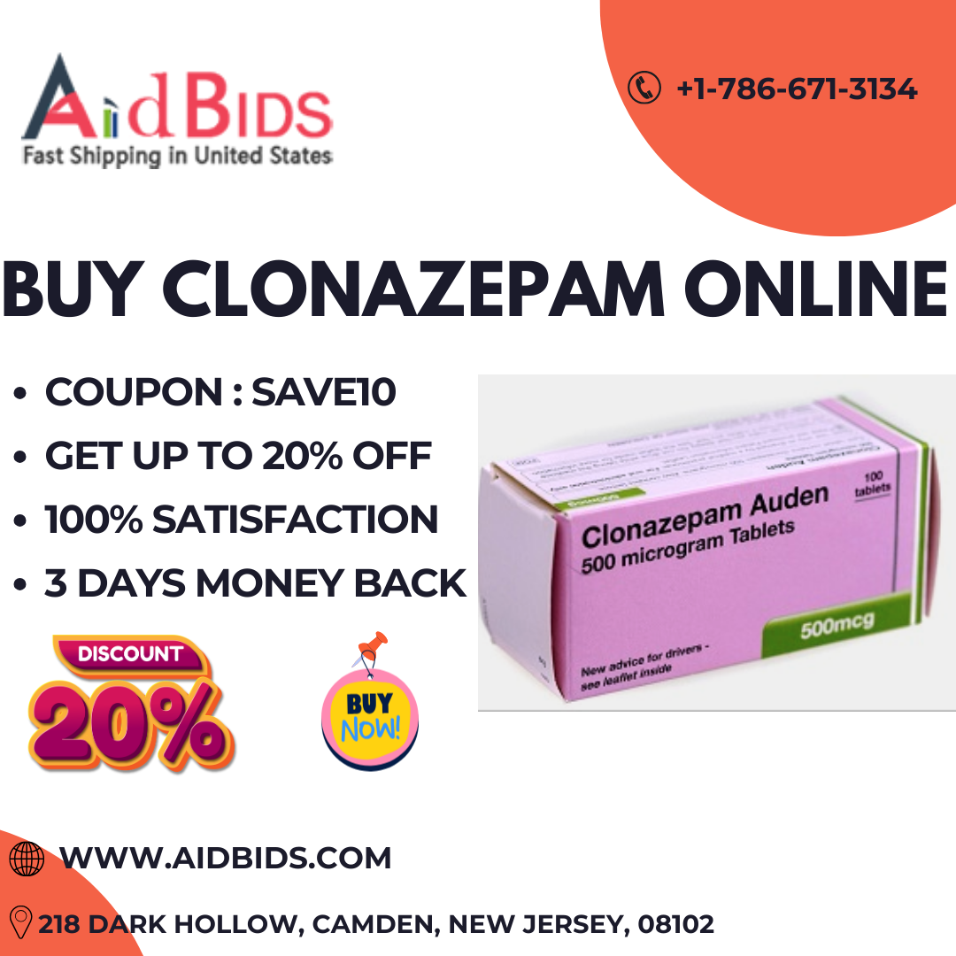 Buy Clonazepam 1mg Online at Original Prices Mail Delivery - New Jersey - Jersey City ID1547034