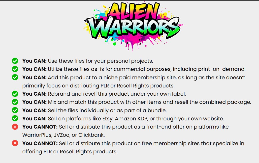 PLR Alien Warriors Coloring Pack Review - New York - Albany ID1587876 3