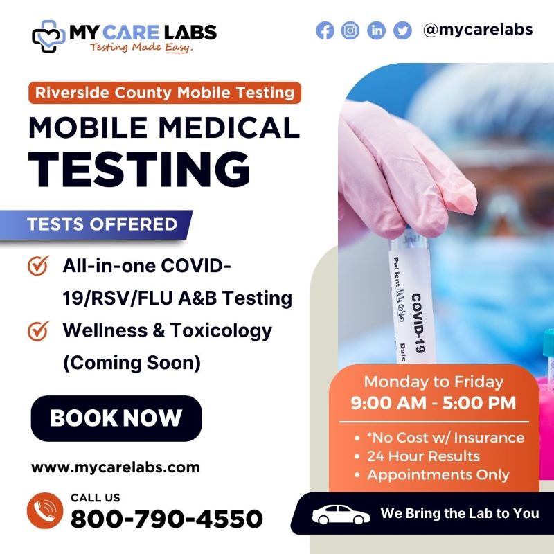 Mobilr medical testing - California - Fremont ID1514808