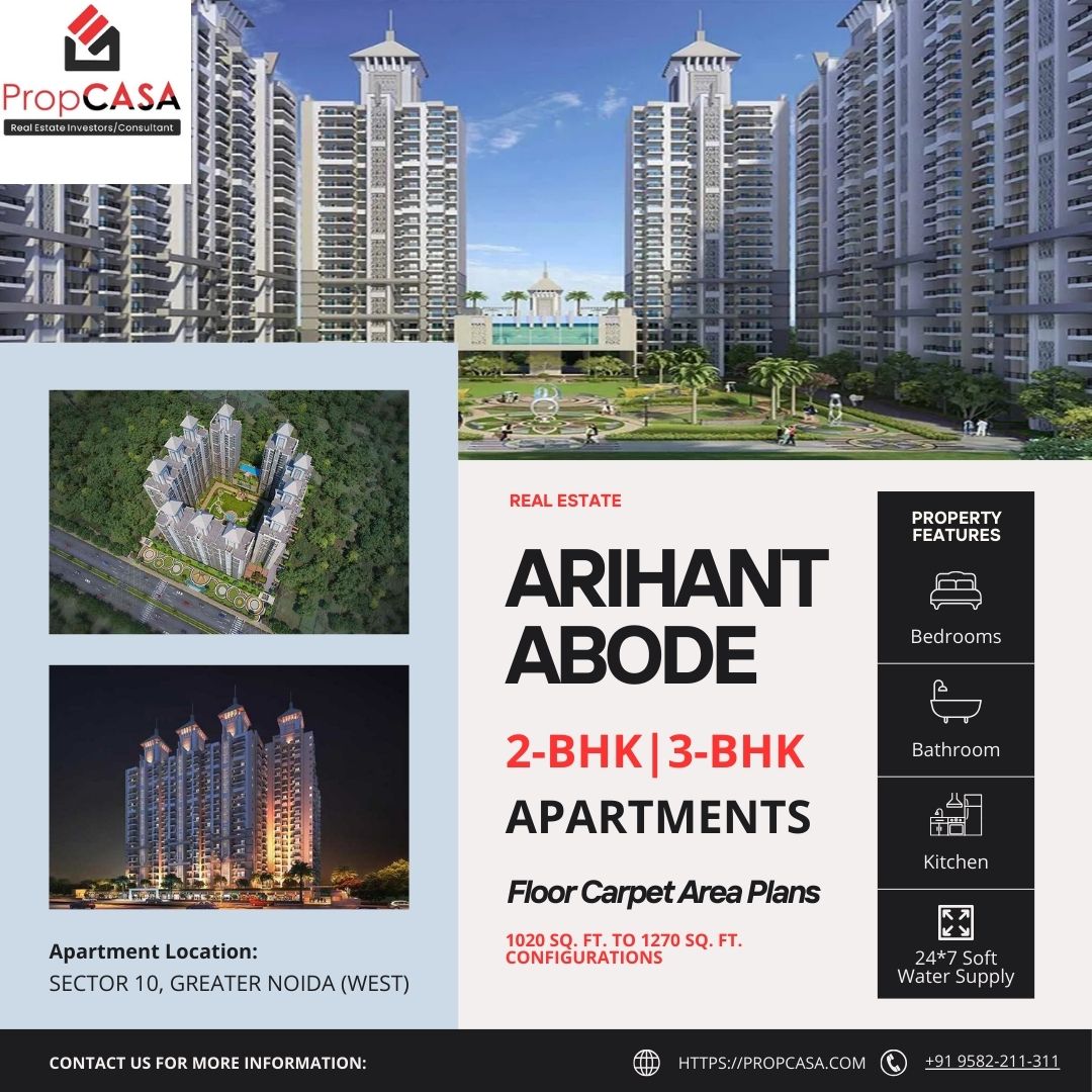 Arihant Abode Sector 10 Greater Noida West PropCASA - Uttar Pradesh - Noida ID1613258