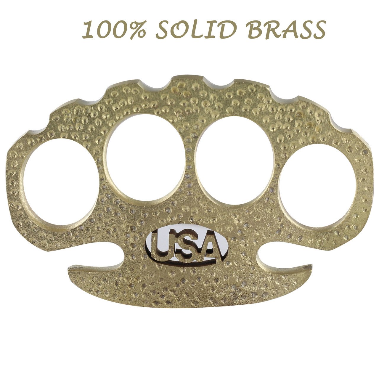 USA Initial 100 Pure Brass Knuckle Paper Weight Accessory - California - Anaheim ID1538154