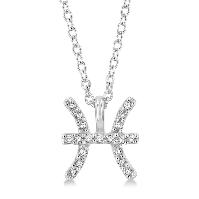 Pisces Zodiac Diamond Necklace - New York - Syracuse   ID1555063
