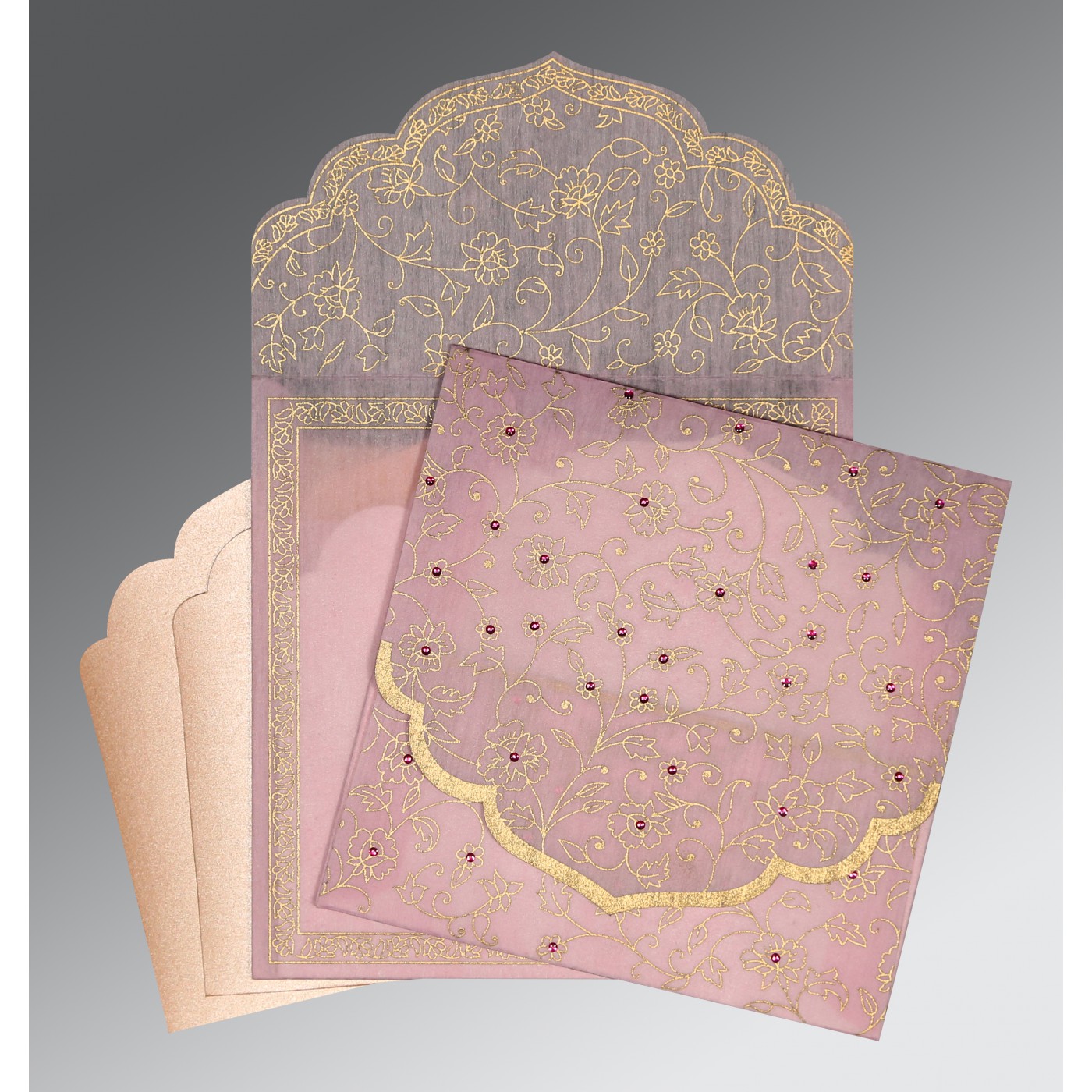 All in One Wedding Invitations  Convenient and Elegant Desi - New York - Brooklyn ID1598111 2
