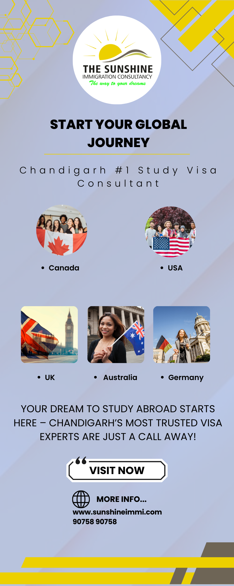 Start Your Global Journey with Chandigarhs 1 Study Visa  - Chandigarh - Chandigarh ID1600293