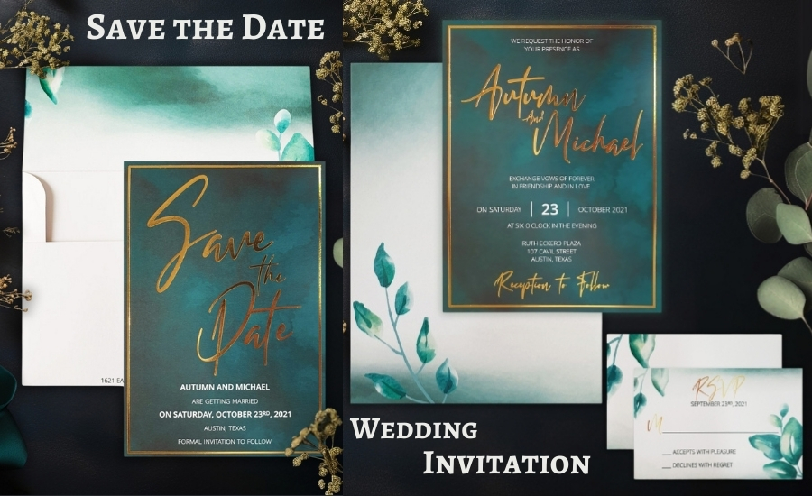 Elegant Wedding Invitation Suites  Custom Designs for Your  - North Carolina - Charlotte ID1595151