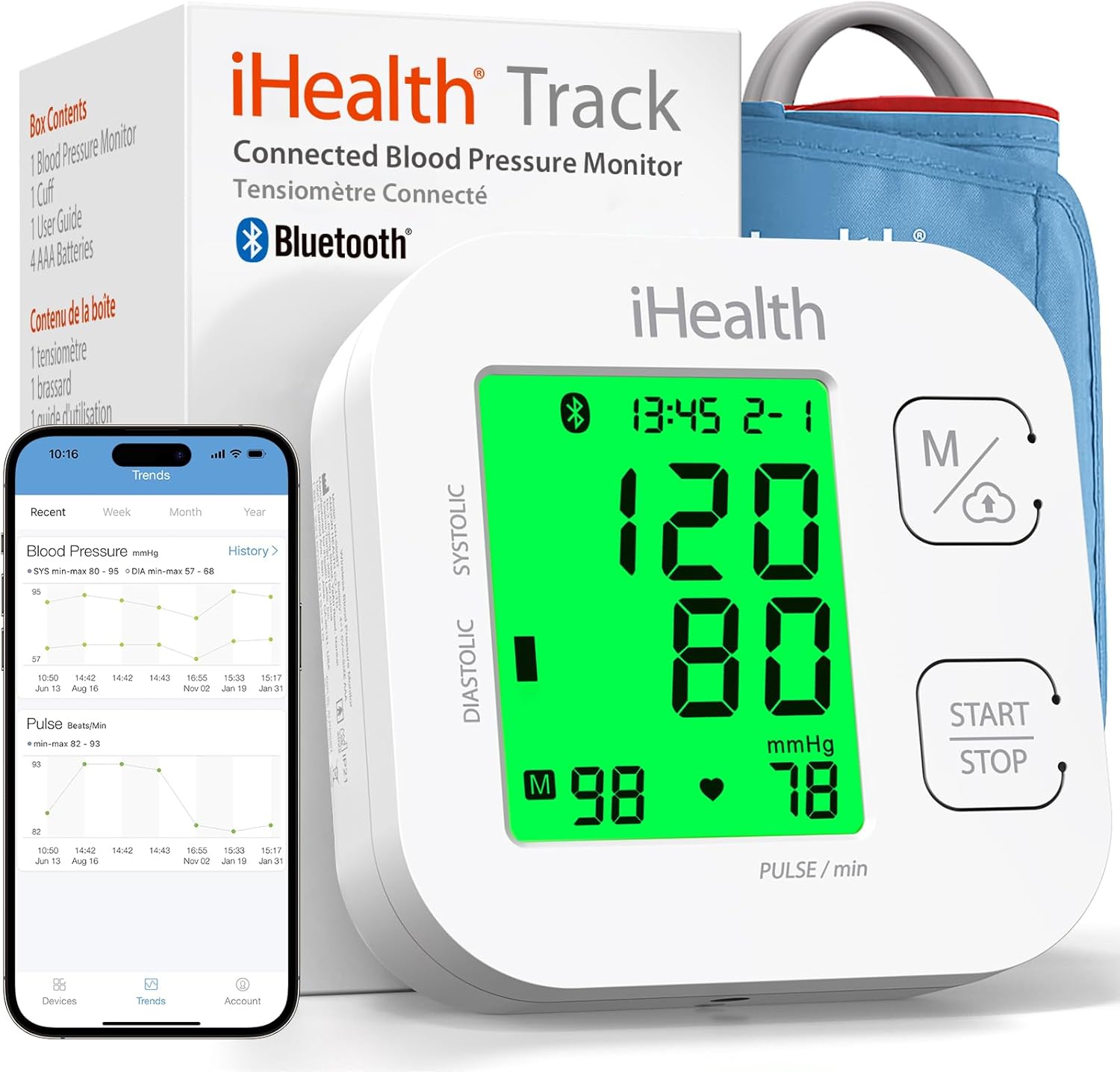 IHealth Track Smart Upper Arm Blood Pressure Monitor with Wi - New York - New York ID1601619