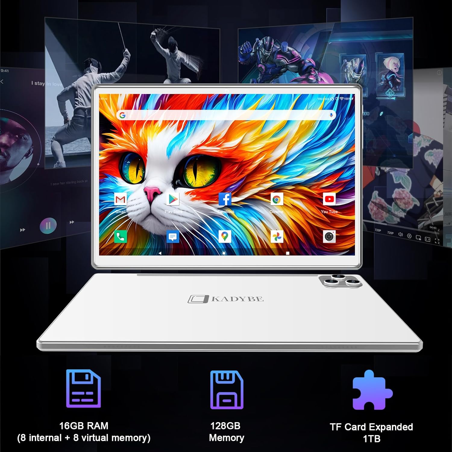 2024 Newest 10 Inch Tablet 128GB ROM16GB RAM 88 Virtual - New York - Albany ID1593691 4