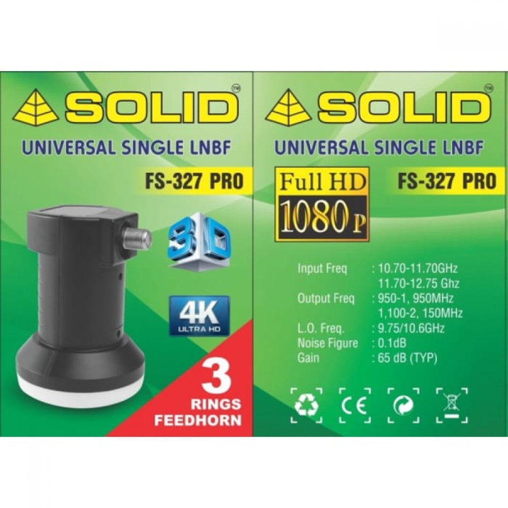 Solid FS327PRO Universal Single LNBF - Delhi - Delhi ID1551551