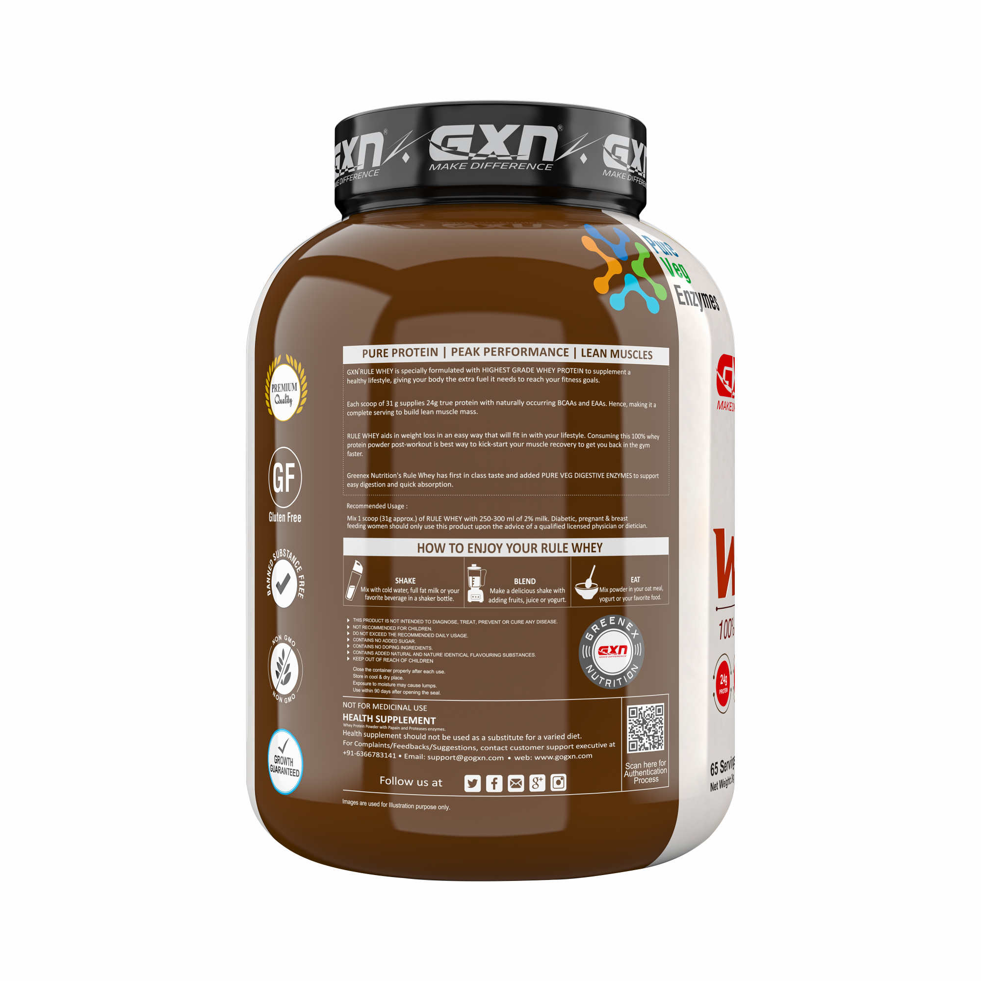 GXN Elevate Your Fitness with the Best Whey Protein Supple - Haryana - Gurgaon ID1522230 3