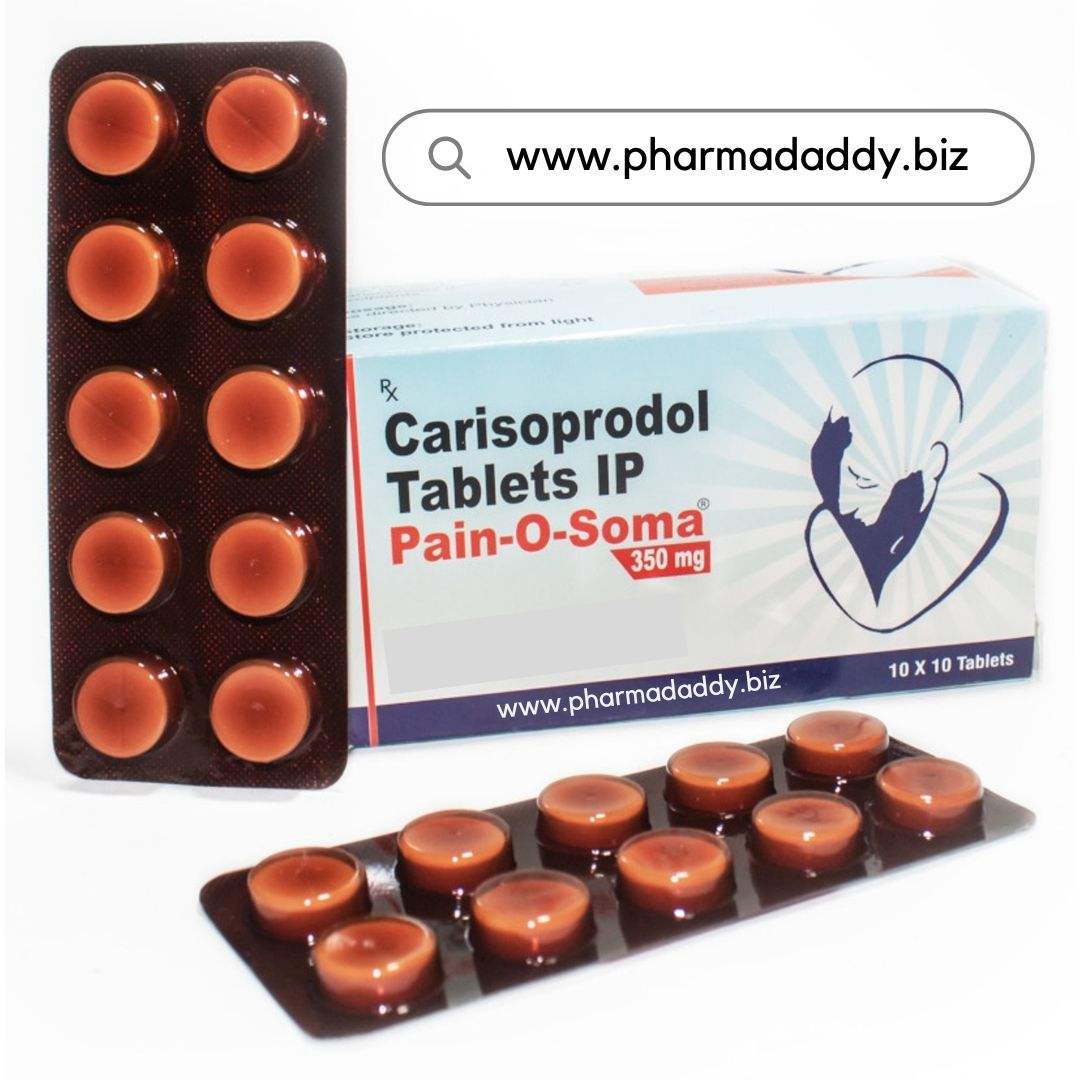 Buy Pain O Soma Online  Carisoprodol  PharmaDaddy - Florida - Clearwater ID1547818