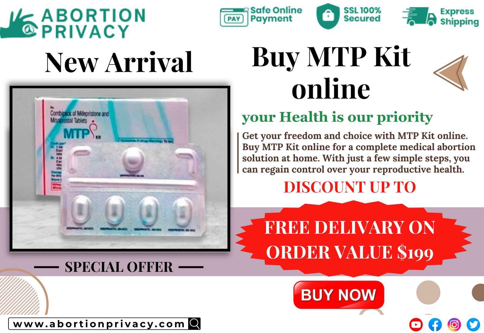 Buy MTP Kit Online - California - Los Angeles ID1591595